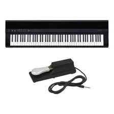 Piano Digital Medeli Sp201 Plus 88 Teclas Pesadas + Pedal Color Negro