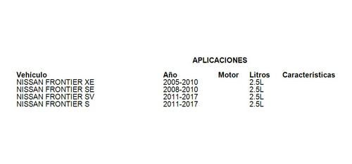 Embrague De Motor Nissan Frontier Xe 2006 2.5l Us Motors Foto 5