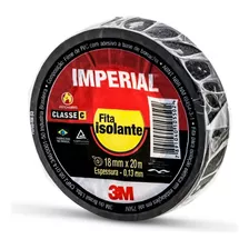 Fita Isolante Imperial 3m 18mm X 20 Metros Kit 3 Pçs Com