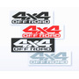 Par Emblema Stickers Ford Ranger 4x4 Combinado 2014-2018
