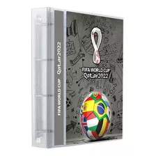 Fichário Pasta Álbum Copa Qatar Catar 10 Folhas 5 Figurinhas