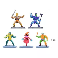 Coleção 5 Mini Figuras He-man Masters Of The Universe Mattel
