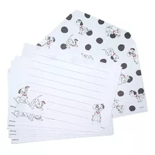 Papel De Carta Coleção Disney Letter Set Dog 101 Dálmatas 