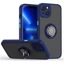 Funda Estuche Mate Protector Con Anillo Compatible iPhone