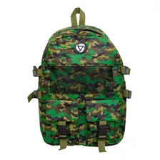 Mochila Esportiva Masculina Resistente A Água Camuflada 