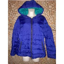 Chamarra Azul American Eagle Talla L De Mujer-f1 