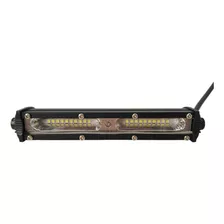 Faro Delan Auxiliar Led Negro Tipo Barra 20 Leds Aluminio