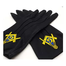 Guantes Masonicos Para Pantalla Tactil, Negros