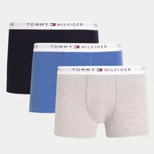 Kit 3 Trunk Cotton Stretch Regatta Tommy Hilfiger - K3-th992