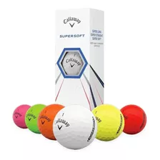 Pelotas Golf Callaway Supersoft - Tubo X 3 Color Blanco