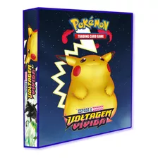 Álbum Pasta Fichário Pokémon Voltagem Vivida Capa Dura