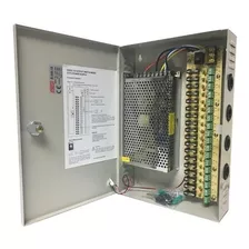 Fuente Poder 12v15amp Centralizada Case Metálica De 9canales