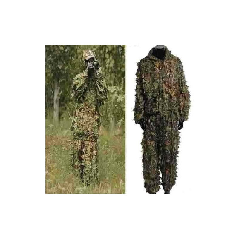 Roupa Camuflada Sniper Ghillie 3d Até 1,70 Alt, Caça Airsoft