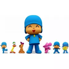 Kit Display 7 Peças De Chão E Mesa Pocoyo