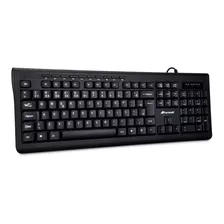 Teclado Multimídia Fortrek Mkl-101 Usb Abnt2 Cor De Teclado Preto Idioma Português Brasil