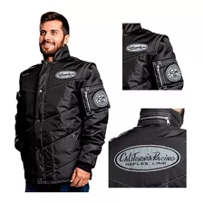 Jaqueta De Motoqueiro Masculina California Nylon 3g