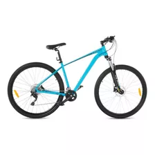 Bicicleta Mtb Battle 200h R29 2x10v Shimano Deore Hidraulico Color Celeste Tamaño Del Cuadro 18