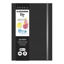 Bloco P/ Pintura Illustrabook Rafe Artools A5 200g Capa Dura