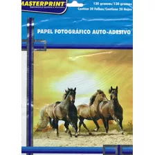 Papel Fotográfico Adesivo Auto Adesivo Master Print 130g