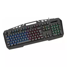 Teclado Gamer Led Spartacus Semi Mecânico Kb-a328 Usb K-mex