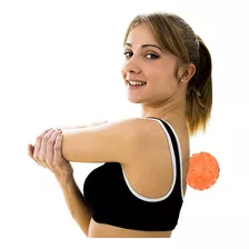 Mini Pelota Masajeadora 7 Cm Rehabilitación Fitness - Otec Color Naranja