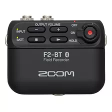 Gravador Bluetooth Portátil Zoom F2 Bt, Microfone, Cor Lapela, Cor Preta