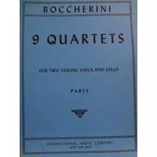 Partituras 9 Quartets 2 Violinos Viola E Cello L. Boccherini