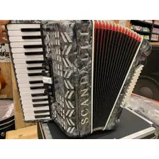 Acordeon/sanfona Scandalli 72 Baixos Nova Frente Grátis!!