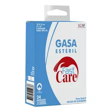 Gasa Fast Care Estéril 10 X 10 Cm 12 Sobres