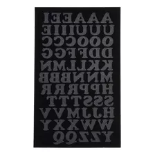 Dritz Co150lbk - Letras Para Planchar, Negro, 3/4 - Pulga