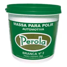 Massa De Polir N2 Automotiva Branca Extra Fina Pérola 1kg