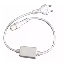 Conector De Mangueira Led De Fios Redonda Rabicho Plug