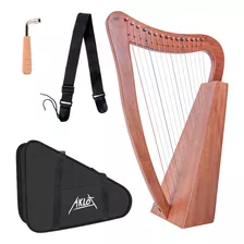 Harp, Aklot - Arpa De Caoba De 15 Cuerdas De 22 Pulgadas De 