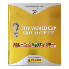Álbum Copa Mundo 2022 Dourado Capa Dura Com Todas Para Colar