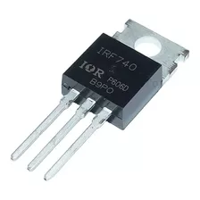  5 Unidades Mosfet Irf740 N-chanel To-220 400v 10a