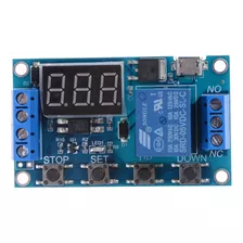 Timer Multifuncional 12v Display, 4 Tipos Temporizaciones