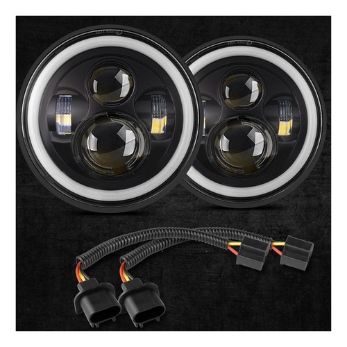 Faros Led 7 Pulgadas Redondo Para Chevrolet C10 C20 G30 Truc Foto 8