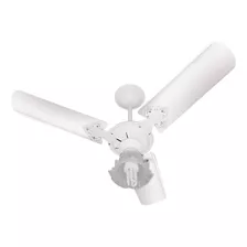 Ventilador De Teto 3 Pás New Iota Com Lustre Venti Delta Cor Da Estrutura Branco 110v