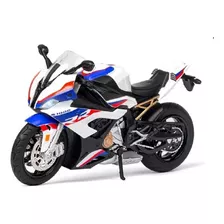 Miniatura Moto Bmw S1000rr 1:12 Metal E Plástico