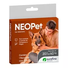 Neo Pet Para Cães Antipulgas E Carrapatos - 20.1kg A 40kg