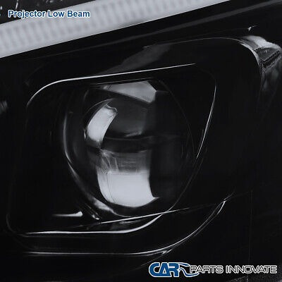 Fit 08-11 Benz W204 C-class Glossy Black Projector Headl Ttx Foto 4