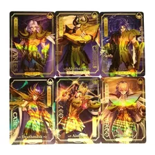 Cards Saint Seiya + Portacards Tarjetas Doradas