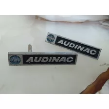 Audinac Par De Logos De Metal Para Bafle