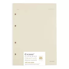 Refil Caderno Criativo B5 Cicero Argolado Pólen 17 X 24cm