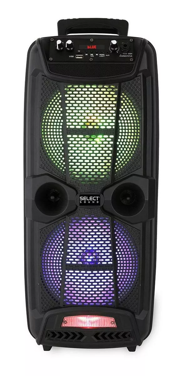 Bocina Select Sound Iron Bt1708 Portátil Con Bluetooth Negra 