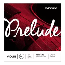 Set De Cuerdas Para Violín D'addario Prelude J810 4/4l