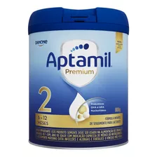 3 Latas Aptamil Premium 2-fórmula Infantil Em Pó Danone 800g