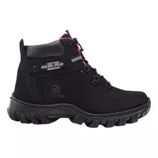 Bota Feminina De Epi Com Ca De Couro Barato Coturno Pvc