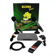 Aparelho Karaoke Videokê Vsk2.5 Plus Com 2.932 Canções