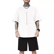 Conjunto De Camiseta Y Pantalón Corto Para Hombre Estampado